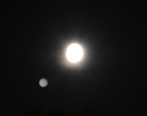 moon & jupiter